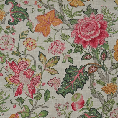 Maxwell Fabrics Della Flora #509 Raspberry