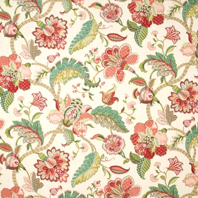 Carole Fabrics Open Meadow - Raspberry