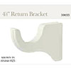 4 1/2"  Brackets - White