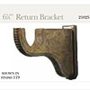 6 1/4" Return Bracket - Tortoise