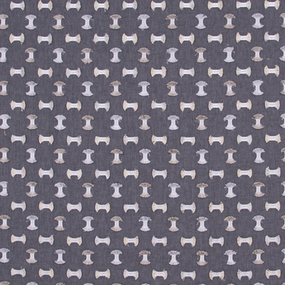 Carole Fabrics Pick a Bow Gunmetal