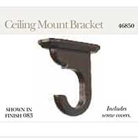 Ceiling Mount Brackets - Mahogany