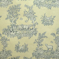 Thibaut Yellow & Blue Toile