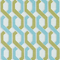 Duralee 42450 601 Aqua/Green