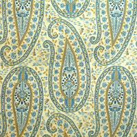 Ralph Lauren Keswick Paisley - Light Blue/Gold