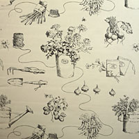 Ralph Lauren Garden Shop Toile - Black